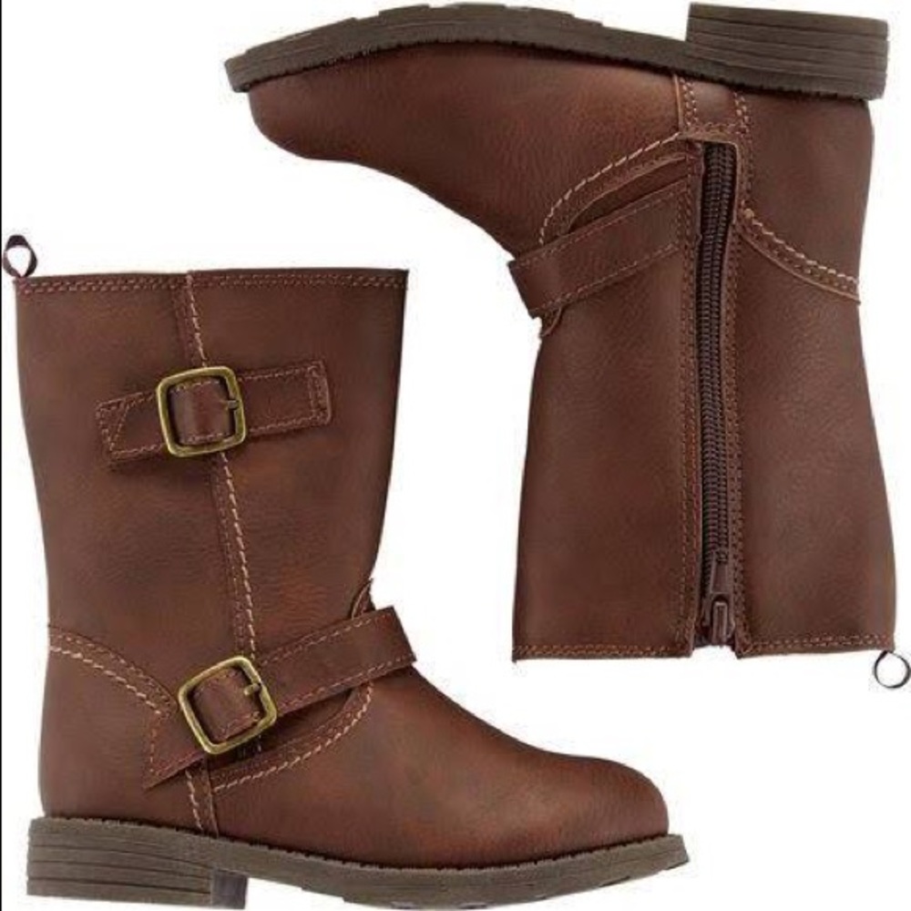 🎀 Carters size 6 Brown Riding Boots 👶🏻
